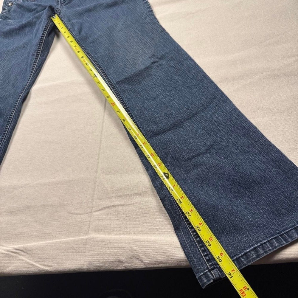L.e.i y2k bootcut flare butterfly embroidered 2000s jeans wmn size 13 - Picture 5 of 8